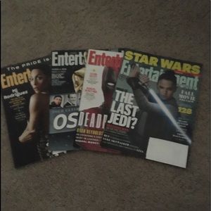 Entertainment Magazines, 4 different Magazines.